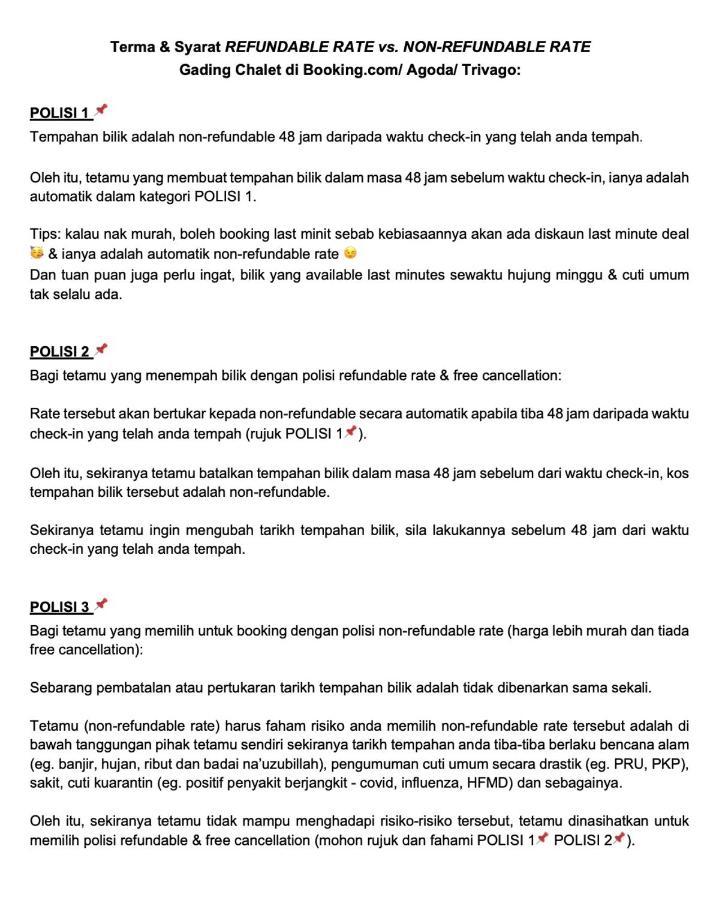Gading Chalet Kuala Terengganu Dış mekan fotoğraf